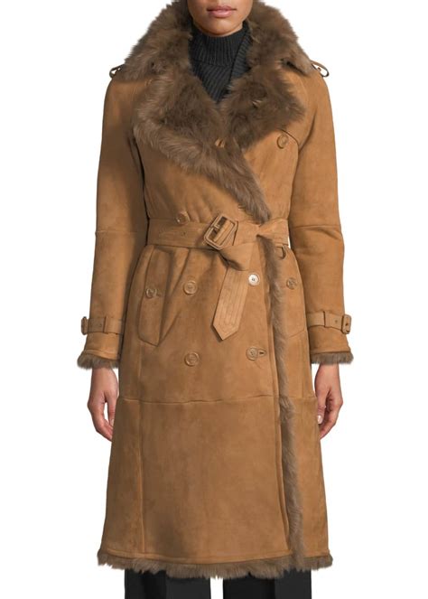 burberry tolladine shearling trench coat|Burberry trench jacket.